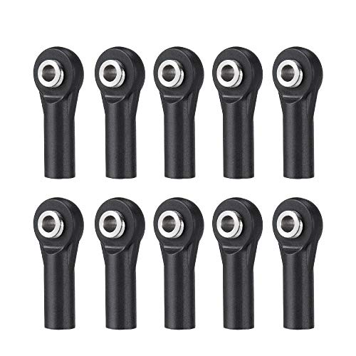 AXspeed 10pcs Plastic Link Rod End M3 Ball Head Joint Linkage for Axial SCX10 1/10 RC Crawler Car (B) von AXspeed