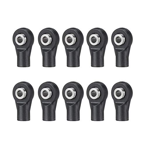 AXspeed 10pcs Plastic Link Rod End M3 Ball Head Joint Linkage for Axial SCX10 1/10 RC Crawler Car (C) von AXspeed