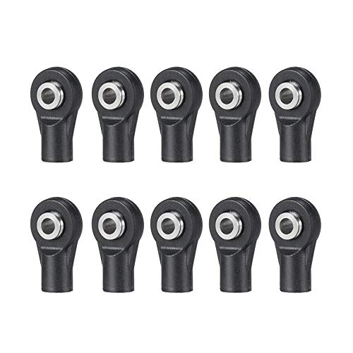 AXspeed 10pcs Plastic Link Rod End M3 Ball Head Joint Linkage for Axial SCX10 1/10 RC Crawler Car (C) von AXspeed