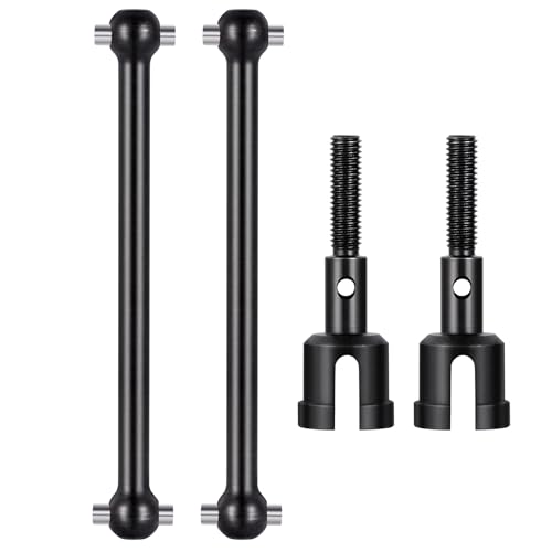 AXspeed 2 Stück Universal-CVD-Achsen vorne und hinten, Antriebswellen, Stahl, 1144 Antriebswellen für Wltoys 1/18 A959-B RC Auto AXspeed 2 Stück Universal-CVD-Achsen vorne und hinten, Antriebswellen, Stahl, 1144 Antriebswellen für Wltoys 1/18 A959-B RC Auto von AXspeed