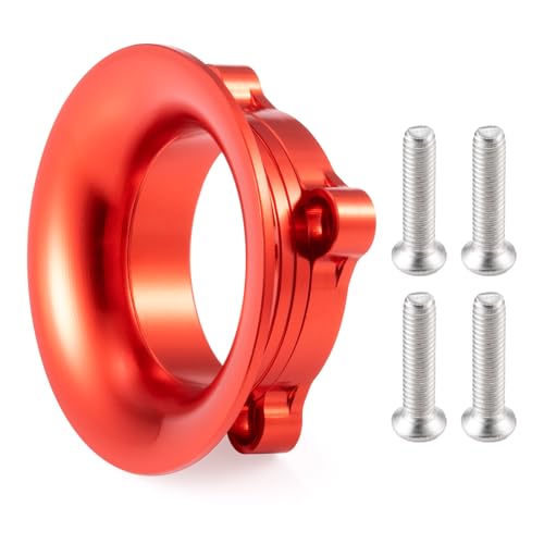 AXspeed 25 mm Lüfterabdeckung, langlebige Aluminiumlegierung, Kühlung Lüfterschutz für Sakura D4 (rot) von AXspeed