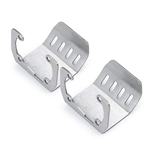 AXspeed 2pcs Metal Front Rear Axle Differential Protector Plate for Axial SCX10 II 90046 1/10 Rc Car von AXspeed