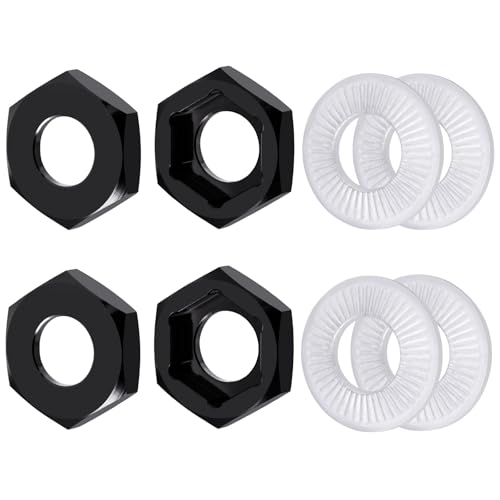 AXspeed 4 Stück 17 mm auf 24 mm Rad-Sechskant-Nabenadapter Aluminium-Adapter für 1/8 RC Trucks & Off-Road-Upgrade AXspeed 4 Stück 17 mm auf 24 mm Rad-Sechskant-Nabenadapter Aluminium-Adapter für 1/8 RC Trucks & Off-Road-Upgrade von AXspeed