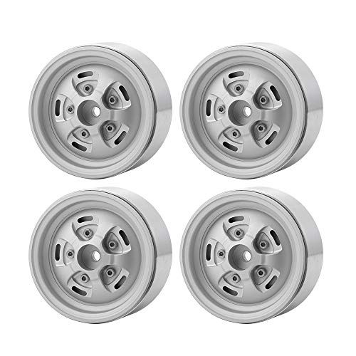 AXspeed 4pcs / Set Metall 1,9"Beadlock Wheels Felgen Radnaben für 1/10 RC Axial SCX10 90046 D90 Trx4 von AXspeed