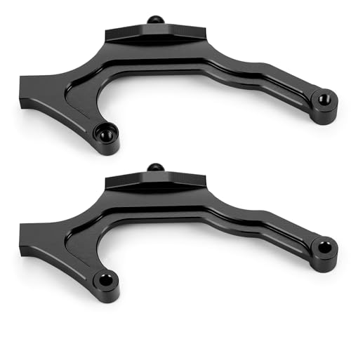 AXspeed Aluminium-Hinterradhalterung für Team Associated DR10 RC Auto im Maßstab 1/10 (schwarz) von AXspeed
