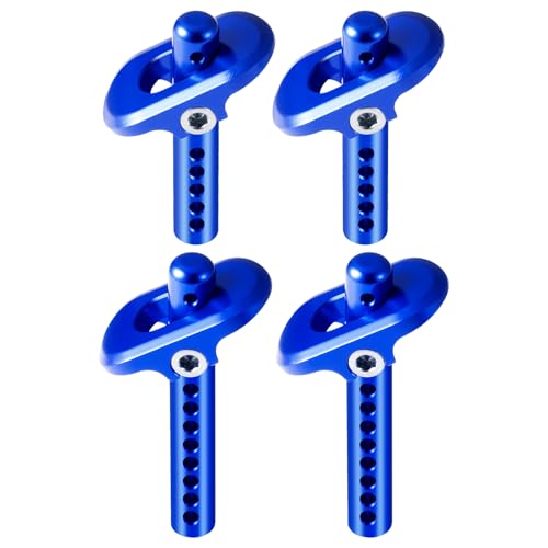 AXspeed Front Rear Body Mount Post Aluminum Body Shell Mount for 1:8 ARRMA Infraction BLX 3S Upgrade (Blue) von AXspeed