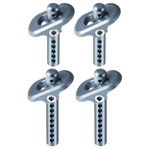 AXspeed Front Rear Body Mount Post Aluminum Body Shell Mount for 1:8 ARRMA Infraction BLX 3S Upgrade (Titanium) von AXspeed
