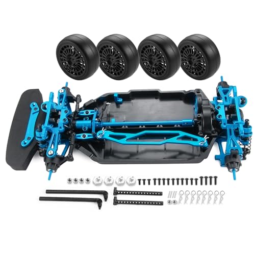 AXspeed Full Metal Shaft Drive RC Chassis Frame Body Kit with 4 Wheels for 1/10 Tamiya TT02 RC Truck Upgrade AXspeed Full Metal Shaft Drive RC Chassis Frame Body Kit with 4 Wheels for 1/10 Tamiya TT02 RC Truck Upgrade von AXspeed
