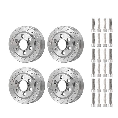 AXspeed Heavy Duty Radgewichte, 4 Stück Gegengewicht für 1/10 RC 1,9" Beadlock Felgen von AXspeed