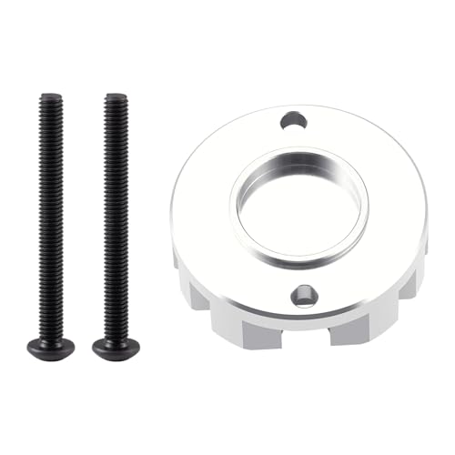 AXspeed Motorabdeckung aus Aluminium, Schutzkappe, Upgrade für 1/12 Tamiya 57409 Lunchbox RC Auto (Silber) von AXspeed