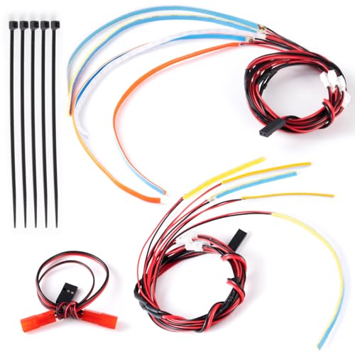 AXspeed Scheinwerfer Rücklicht LED Lampe Volllicht Set für 1/10 TRX Slash 2WD RC Auto von AXspeed
