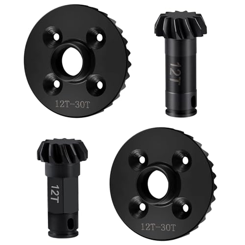 AXspeed Stahl Vorne Hinten Differentialgetriebe Set, 30T/12T Diff Gear Set für Arrma 1/18 Granit Grom Upgrade AXspeed Stahl Vorne Hinten Differentialgetriebe Set, 30T/12T Diff Gear Set für Arrma 1/18 Granit Grom Upgrade von AXspeed