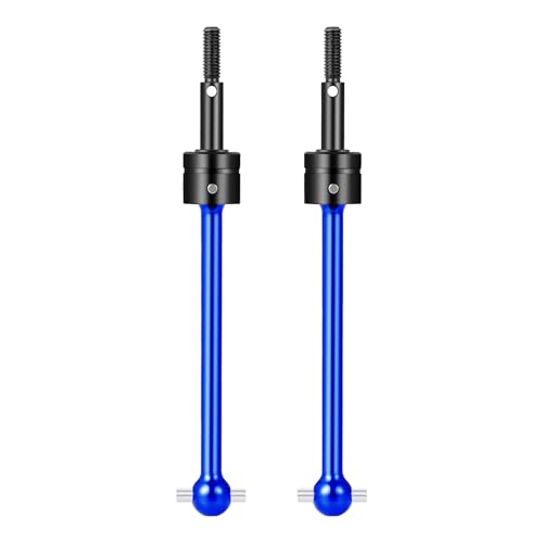 AXspeed Universal-CVD-Antriebswellen-Upgrade für 1/12 Tamiya TT02B Off-Road-RC-Autos, Stahl, 2 Stück, Blau von AXspeed