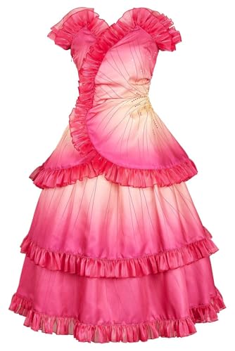 AYAERFTES Glinda Kleid für Erwachsene, Rosa Glinda Cosplay Kostüm Kleid Halloween Tanzparty Show für Frauen (Pink, S) von AYAERFTES