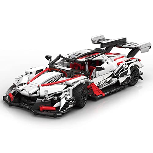 AYAY Technic Sportwagen-Baukasten, Supercar Series Baustein-Set, Kompatibel mit Lego (1391PCS/Statische Version) von AYAY