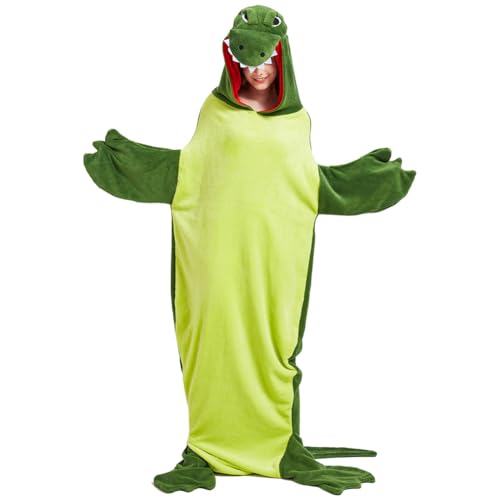 AYBUY Krokodil Jumpsuit Kostüm, Party Krokodil-Kostüm für Kinder Erwachsene, Krokodil Kostüm Anzug Karneval Party Halloween Krokodil Kostüm Männer Frauen, L AYBUY Krokodil Jumpsuit Kostüm, Party Krokodil-Kostüm für Kinder Erwachsene, Krokodil Kostüm Anzug Karneval Party Halloween Krokodil Kostüm Männer Frauen, L von AYBUY