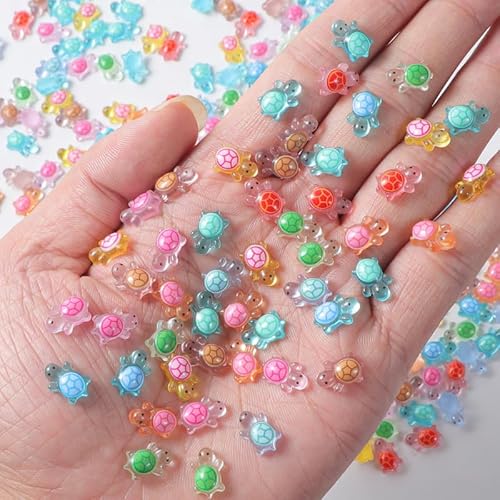 100 Mini-Tortes, beleuchtet, kleine Schildkröten, kleine Tiere aus Kunstharz, niedliche Figuren aus Kunstharz, für Miniatur-Landschaftsdekoration, kreative Freizeit, Puppenhaus 100 Mini-Tortes, beleuchtet, kleine Schildkröten, kleine Tiere aus Kunstharz, niedliche Figuren aus Kunstharz, für Miniatur-Landschaftsdekoration, kreative Freizeit, Puppenhaus von AYHYHLJZJ