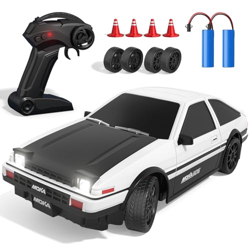 AYIQUTY RC Drift Auto, 1:24 Mini 4WD Ferngesteuertes Drift Auto mit Halb Proportional Gashebel Und LED Leuchten, 25KM/H RC Rennen, Spielzeug Geschenke für Jungen ab 6 7 8 9 10+ Jahren AYIQUTY RC Drift Auto, 1:24 Mini 4WD Ferngesteuertes Drift Auto mit Halb Proportional Gashebel Und LED Leuchten, 25KM/H RC Rennen, Spielzeug Geschenke für Jungen ab 6 7 8 9 10+ Jahren von AYIQUTY
