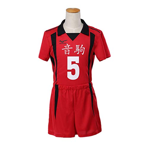 AYJK7 Haikyuu Nekoma High School Kozume Kenma Kuroo Tetsurou Cosplay Kostüm Volleyball Uniform Trikot, Kozume Kenma, L von AYJK7