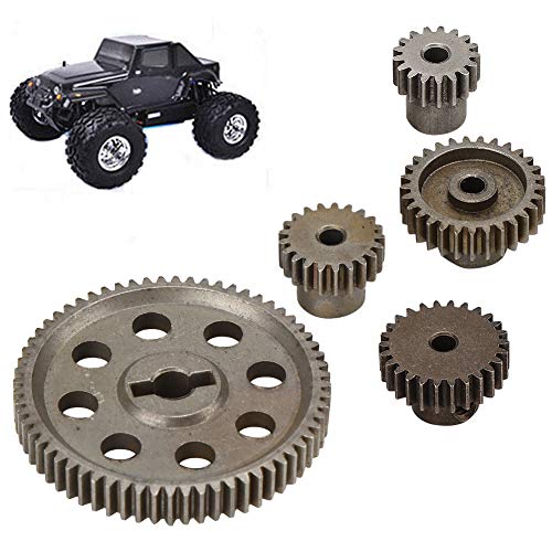Differential-Hauptzahnrad aus Metall, 64 Zähne und 17 Zähne, 21 Zähne, 26 Zähne, 29 Zähne, RC-Ersatzteil, Passend für HSP Brontosaurus 1/10 Truck 94111 Differential-Hauptzahnrad aus Metall, 64 Zähne und 17 Zähne, 21 Zähne, 26 Zähne, 29 Zähne, RC-Ersatzteil, Passend für HSP Brontosaurus 1/10 Truck 94111 von AYNEFY