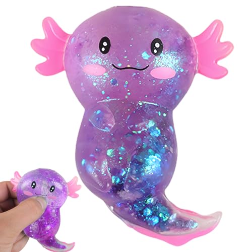 AYNKH 1 Salamander Sugar Squeeze Toys, weiches Salamander-Spielzeug, weiche stressresistente Bälle, geeignet für Kinder und Erwachsene, lila von AYNKH