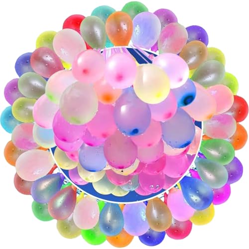 AYNKH 333 Stück schnell füllende selbstdichtende Wasserballons, lebendige Farben, umweltfreundlich – ideal für Sommerspiele im Freien, Wasserschlachten im Hinterhof, Kinderpartys, einfach zu befüllen AYNKH 333 Stück schnell füllende selbstdichtende Wasserballons, lebendige Farben, umweltfreundlich – ideal für Sommerspiele im Freien, Wasserschlachten im Hinterhof, Kinderpartys, einfach zu befüllen von AYNKH