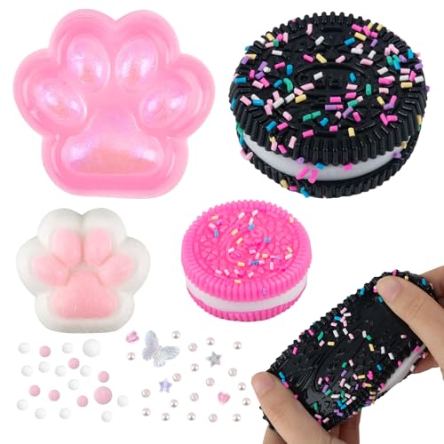 AYNKH 4PCS Weiche Kekse, Rosa Katzenspielzeug, Keksspielzeug, Stressspielzeug, Taba Squishy,Fufu Squishy,Geschenke für die Geistige Gesundheit für Kinder, Teenager und Erwachsene AYNKH 4PCS Weiche Kekse, Rosa Katzenspielzeug, Keksspielzeug, Stressspielzeug, Taba Squishy,Fufu Squishy,Geschenke für die Geistige Gesundheit für Kinder, Teenager und Erwachsene von AYNKH