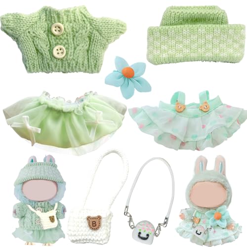 AYNKH 7Stück 17cm Puppe Kleidung DIY Outfit,2 Sätze Plüsch Puppen Kleidung, Niedliche Mini Plüsch Puppen Bekleidungs Zubehör, für Pullover Hoodie Bekleidung DIY Kinder Geschenke AYNKH 7Stück 17cm Puppe Kleidung DIY Outfit,2 Sätze Plüsch Puppen Kleidung, Niedliche Mini Plüsch Puppen Bekleidungs Zubehör, für Pullover Hoodie Bekleidung DIY Kinder Geschenke von AYNKH