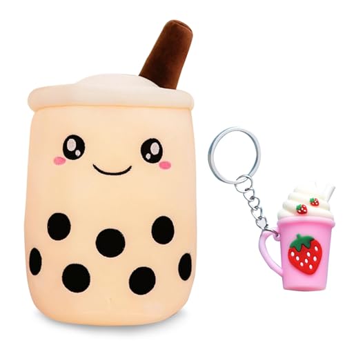 AYNKH Schöne Puppe aus Plüsch, Cartoon, Boba in Form von Milchtee, weiches Kissen, Plüsch-Spielzeug, Schlüsselanhänger, Rosa, professionelle Haut, bequemes Kissen, Geburtstagsgeschenk AYNKH Schöne Puppe aus Plüsch, Cartoon, Boba in Form von Milchtee, weiches Kissen, Plüsch-Spielzeug, Schlüsselanhänger, Rosa, professionelle Haut, bequemes Kissen, Geburtstagsgeschenk von AYNKH