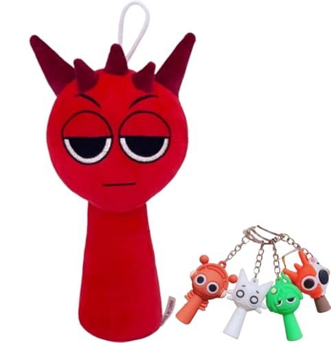 AYNKH Sprunki Plüsch, Plüschpuppe, Anhänger Schlüssel Sprenky (zufälliges Modell), Plüsch, Sprenky Spielzeug, weiches Tier Plüschpuppen, Weihnachten, Geburtstag, Geschenke für Erwachsene, Kinder (groß von AYNKH