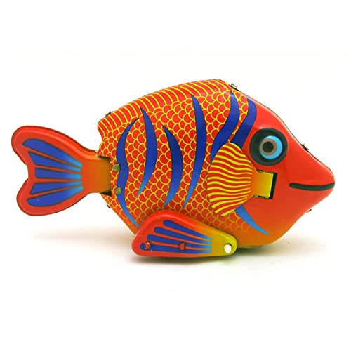 AYUNJIE Auspicious Fish Tin Toys MS480 Retro Wind Up Toy Nostalgisches Thema Vintage Sammlerstück Kinder Geschenk für Jungen Mädchen Eltern-Kind-Interaktion AYUNJIE Auspicious Fish Tin Toys MS480 Retro Wind Up Toy Nostalgisches Thema Vintage Sammlerstück Kinder Geschenk für Jungen Mädchen Eltern-Kind-Interaktion von AYUNJIE