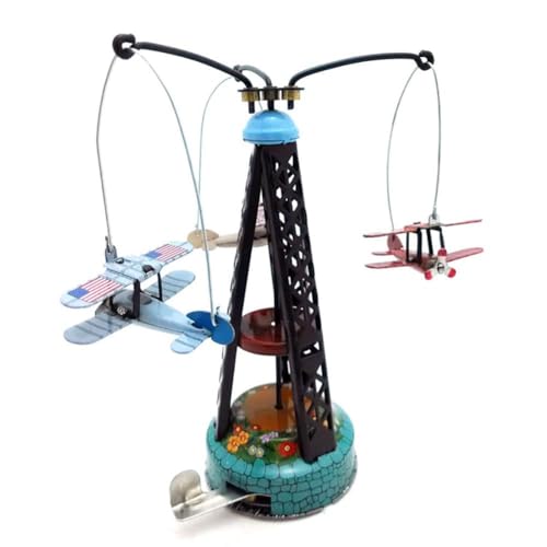 AYUNJIE Blechspielzeug Aufziehspielzeug MM264 Doppeldecker Drehflugzeug Nostalgisches Thema Persönlichkeit Dekoration Kinder Geschenk für Jungen Mädchen AYUNJIE Blechspielzeug Aufziehspielzeug MM264 Doppeldecker Drehflugzeug Nostalgisches Thema Persönlichkeit Dekoration Kinder Geschenk für Jungen Mädchen von AYUNJIE