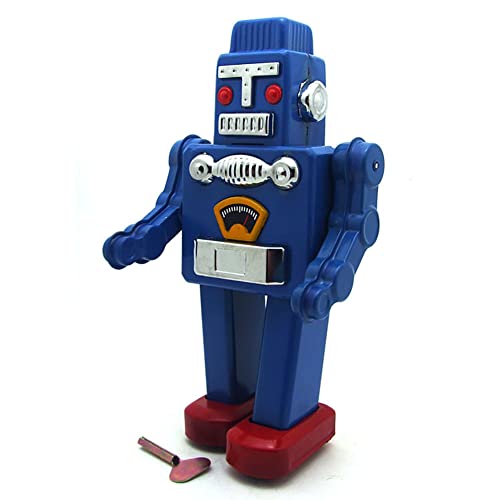 AYUNJIE Blechspielzeug Aufziehspielzeug MS360 Roboter Kreative Geschenke Nostalgischer Vintage Sammlerstück Kindergeschenk für Jungen Mädchen Eltern-Kind-Interaktion (Blau) von AYUNJIE