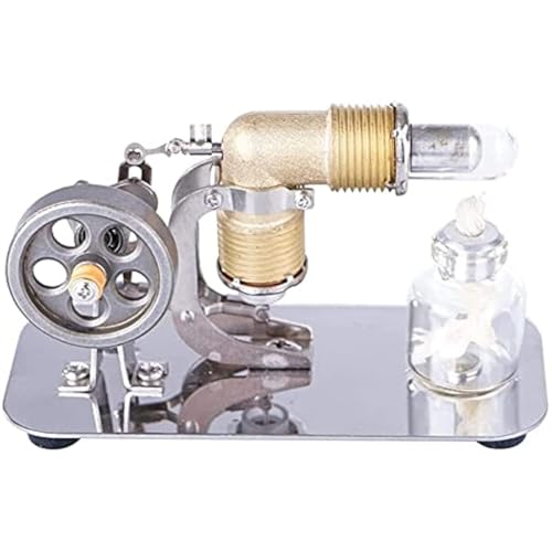 AYUNJIE Hochtemperatur-Stirlingmotor-Bausatz, Metall-Stirlingmotor-Modell, physikalisches Experiment Geschenk für Erwachsene und Kinder AYUNJIE Hochtemperatur-Stirlingmotor-Bausatz, Metall-Stirlingmotor-Modell, physikalisches Experiment Geschenk für Erwachsene und Kinder von AYUNJIE