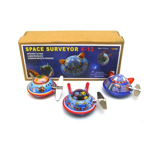 AYUNJIE Kinder Zinn Spielzeug MS633 Raumschiff Wind Up Spielzeug personalisierte Dekorationen kreative Vintage Sammlerstück Geschenk für Jungen Mädchen AYUNJIE Kinder Zinn Spielzeug MS633 Raumschiff Wind Up Spielzeug personalisierte Dekorationen kreative Vintage Sammlerstück Geschenk für Jungen Mädchen von AYUNJIE