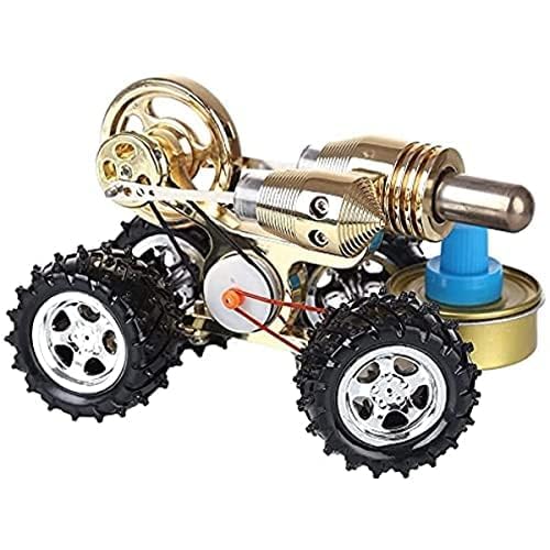 AYUNJIE Metall Auto Stirling Motor Generator Modell Power Generator Heißluft Stirling Motor, Physikalisches Experiment Geschenk für Technologie-Enthusiasten AYUNJIE Metall Auto Stirling Motor Generator Modell Power Generator Heißluft Stirling Motor, Physikalisches Experiment Geschenk für Technologie-Enthusiasten von AYUNJIE