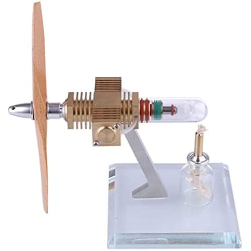 AYUNJIE Propeller Form Stirling Motor Generator Modell Elektrizität Generator Motor, physikalisches Experiment Geschenk für Erwachsene und Kinder AYUNJIE Propeller Form Stirling Motor Generator Modell Elektrizität Generator Motor, physikalisches Experiment Geschenk für Erwachsene und Kinder von AYUNJIE