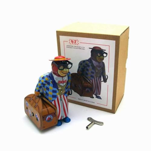 AYUNJIE Retro Wind Up Spielzeug Kreative Personalisierte Dekoration Zinn Spielzeug MS516 Alter AFFE Geschäftsreise Kinder Geschenk von AYUNJIE