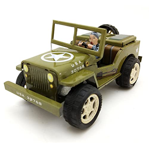 AYUNJIE Retro Wind-Up Spielzeug MS498 Eisenblech Auto Nostalgische Display Requisiten Zinn Spielzeug Vintage Sammlerstück Kinder Geschenk von AYUNJIE