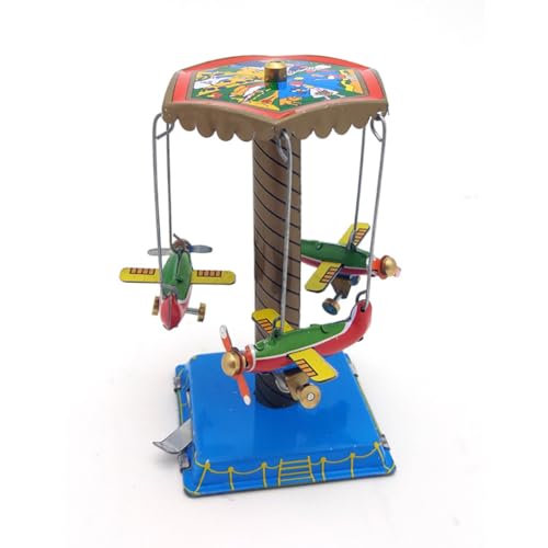 AYUNJIE Retro Wind Up Toy MM089 Rotierendes Flugzeug Eisen Nostalgisches Blechspielzeug Vintage Sammlerstück Kindergeschenk für Jungen Mädchen Eltern-Kind-Interaktion AYUNJIE Retro Wind Up Toy MM089 Rotierendes Flugzeug Eisen Nostalgisches Blechspielzeug Vintage Sammlerstück Kindergeschenk für Jungen Mädchen Eltern-Kind-Interaktion von AYUNJIE
