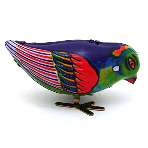 AYUNJIE Retro Wind Up Toy MS029 Tin Magpie Nostalgic Tin Toy Vintage Collectible Kids Gift for Boys Girls Parent-Child Interaction AYUNJIE Retro Wind Up Toy MS029 Tin Magpie Nostalgic Tin Toy Vintage Collectible Kids Gift for Boys Girls Parent-Child Interaction von AYUNJIE