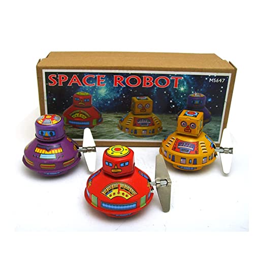 AYUNJIE Space Robot Adult Tin Toy MS647 Retro Wind Up Toy Crafts Creative Vintage Collectible Kids Gift for Boys Girls Parent-Child Interaction AYUNJIE Space Robot Adult Tin Toy MS647 Retro Wind Up Toy Crafts Creative Vintage Collectible Kids Gift for Boys Girls Parent-Child Interaction von AYUNJIE