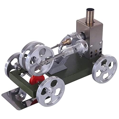 AYUNJIE Stirling Motor Kit, DIY Metall Stirling Motor Auto Modell Elektrizität angetrieben Motor Auto, physikalisches Experiment AYUNJIE Stirling Motor Kit, DIY Metall Stirling Motor Auto Modell Elektrizität angetrieben Motor Auto, physikalisches Experiment von AYUNJIE