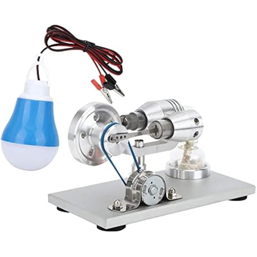 AYUNJIE Stirlingmotor-Modellbausatz, dekoratives mechanisches Stirlingmotor-Modell für Wissenschaftsprojekt für Physik/mechanisches Lernen für experimentelles Werkzeug von AYUNJIE