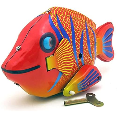 AYUNJIE Tastak Wind Up Toys Auspicious Fish Retro Clockwork Toys Nostalgisches Thema Personalisierte Ornamente Kreative Geschenke Blechspielzeug Eltern-Kind-Interaktion AYUNJIE Tastak Wind Up Toys Auspicious Fish Retro Clockwork Toys Nostalgisches Thema Personalisierte Ornamente Kreative Geschenke Blechspielzeug Eltern-Kind-Interaktion von AYUNJIE