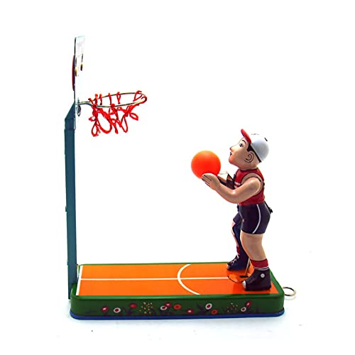 AYUNJIE Tin Toy MM2005 Basketball Throw Wind-Up Toy Nostalgisches Thema Personalisierte Dekoration Vintage Sammlerstück Kinder Geschenk für Jungen Mädchen Eltern-Kind-Interaktion AYUNJIE Tin Toy MM2005 Basketball Throw Wind-Up Toy Nostalgisches Thema Personalisierte Dekoration Vintage Sammlerstück Kinder Geschenk für Jungen Mädchen Eltern-Kind-Interaktion von AYUNJIE