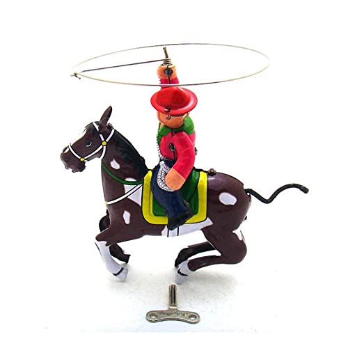 AYUNJIE Tin Toy MS418 Cowboy mit Peitsche Wind-Up Spielzeug Neuheit Ornament Nostalgisches Thema Vintage Sammlerstück Kinder Geschenk für Jungen Mädchen Eltern-Kind-Interaktion AYUNJIE Tin Toy MS418 Cowboy mit Peitsche Wind-Up Spielzeug Neuheit Ornament Nostalgisches Thema Vintage Sammlerstück Kinder Geschenk für Jungen Mädchen Eltern-Kind-Interaktion von AYUNJIE