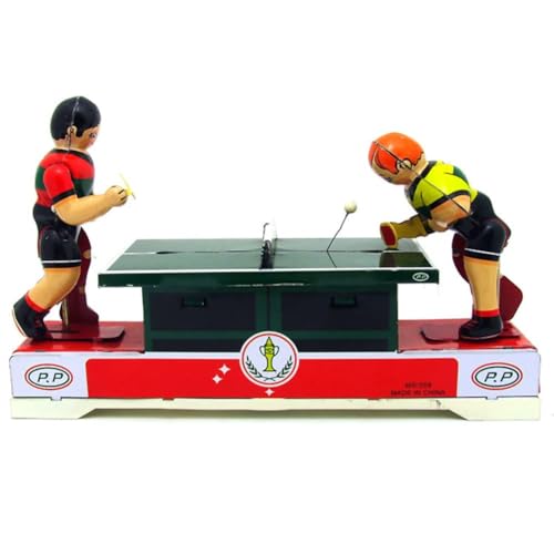 AYUNJIE Tin Toy Vintage Wind-up Toys MS358 Tin Table Tennis Player Collectible Kids Gift for Boys Girls Parent-Child Interaction von AYUNJIE