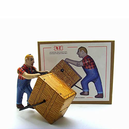 AYUNJIE Vintage Wind Up Toy 475 Dock Pushers Nostalgic Themed Tin Toy Kreative Sammlerstück Kinder Geschenk für Jungen Mädchen Eltern-Kind-Interaktion AYUNJIE Vintage Wind Up Toy 475 Dock Pushers Nostalgic Themed Tin Toy Kreative Sammlerstück Kinder Geschenk für Jungen Mädchen Eltern-Kind-Interaktion von AYUNJIE