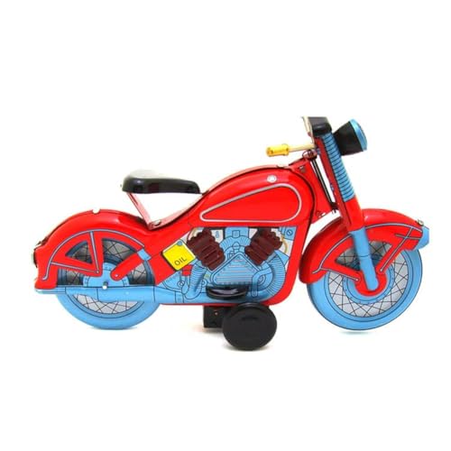 AYUNJIE Vintage Wind Up Toy MS359 Tin Motorrad Nostalgische Persönlichkeit Ornamente Kreative Tin Spielzeug Kinder Geschenk für Jungen Mädchen von AYUNJIE